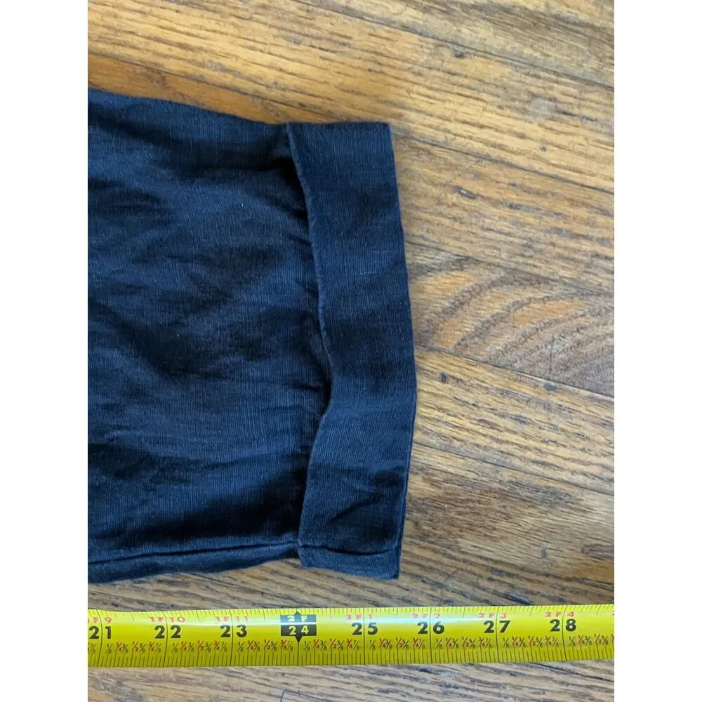 REFORMATION Black Linen Wide Leg Waist Tie Pants Trousers  Women's Size 6